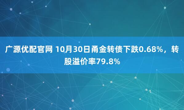 广源优配官网 10月30日甬金转债下跌0.68%,转股溢价率79.8%