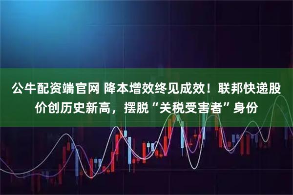 公牛配资端官网 降本增效终见成效！联邦快递股价创历史新高，摆脱“关税受害者”身份