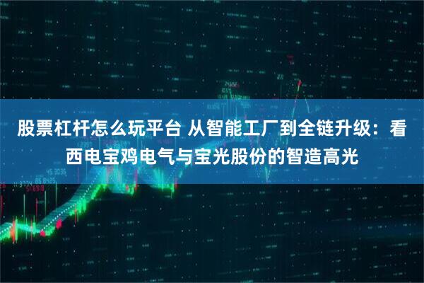 股票杠杆怎么玩平台 从智能工厂到全链升级：看西电宝鸡电气与宝光股份的智造高光