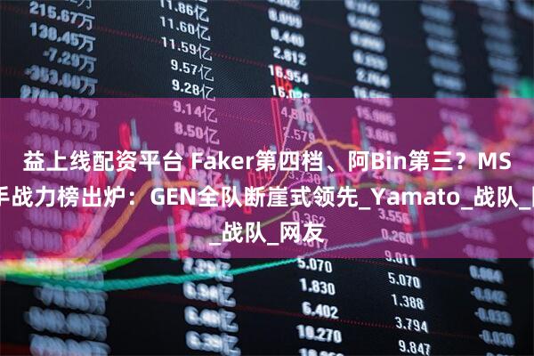 益上线配资平台 Faker第四档、阿Bin第三？MSI选手战力榜出炉：GEN全队断崖式领先_Yamato_战队_网友